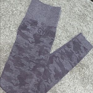 gymshark camp seamless leggings purple